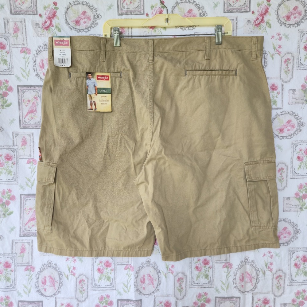 Wrangler Cargo Shorts Size 46 Relaxed Fit Epic Soft Tech Pocket New